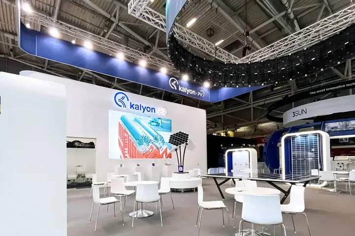 Messestand von Kalyon PV – Intersolar 2023, München – Bild 8
