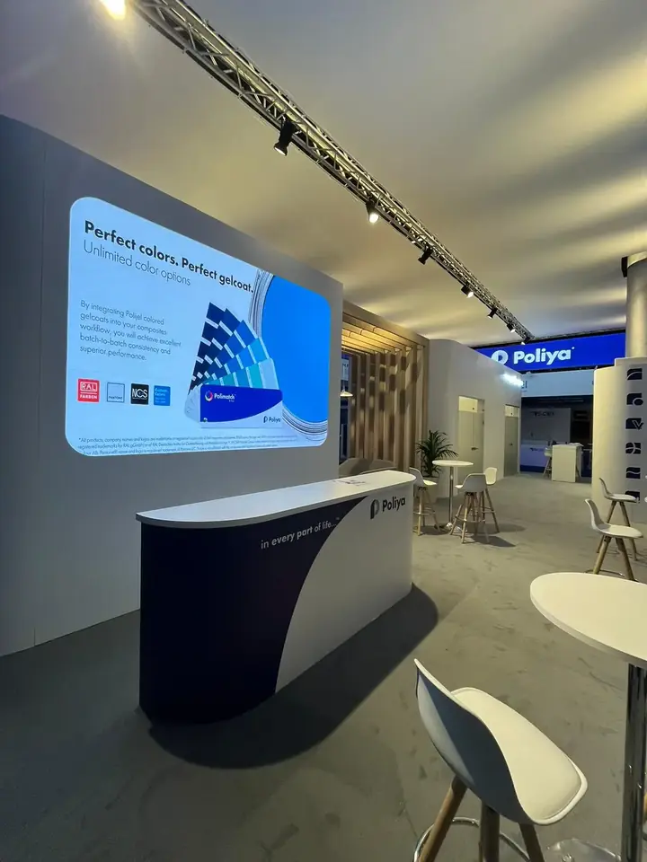 Messestand von Poliya – JEC Europe 2024, Paris – Bild 22