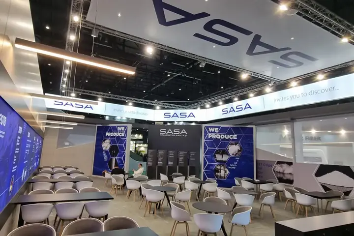 Messestand von SASA Polyester – INDEX 2023, Genf – Bild 7