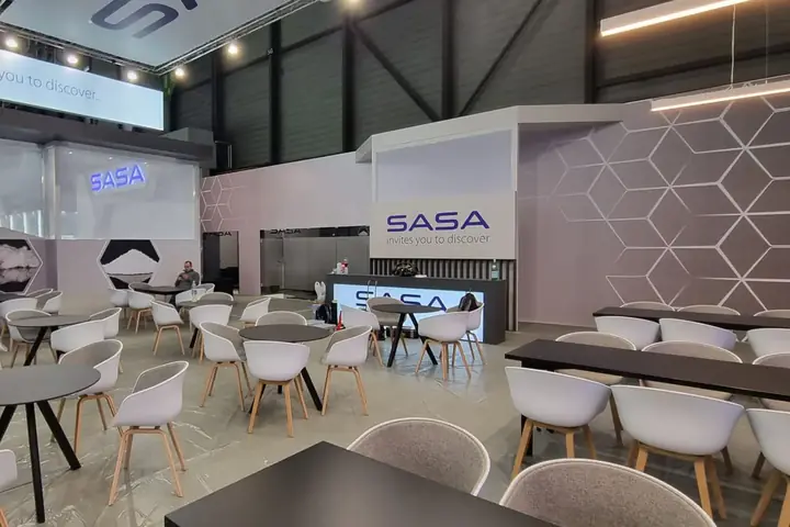 Messestand von SASA Polyester – INDEX 2023, Genf – Bild 8